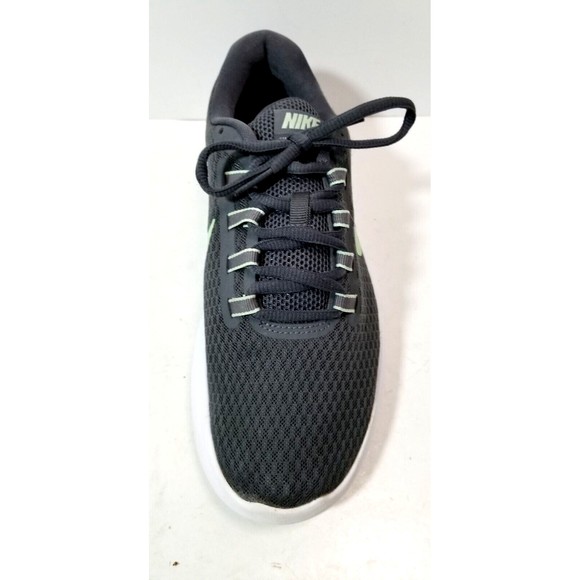 Nike Women's Lunar Converge Gray Running Shoes Lace Up Green Swoosh Size 7.5" W - Picture 4 of 10